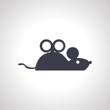 Mouse toy icon. Mouse toy icon.のイラスト素材