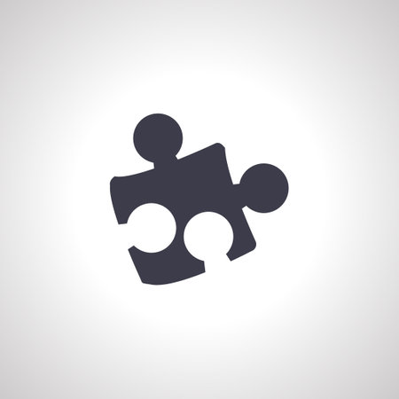 puzzle icon. puzzle icon.のイラスト素材