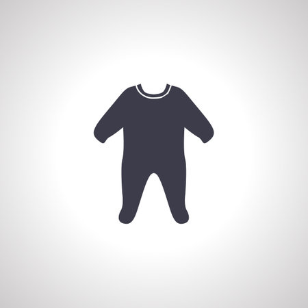 baby romper icon. Bodysuit baby icon.のイラスト素材