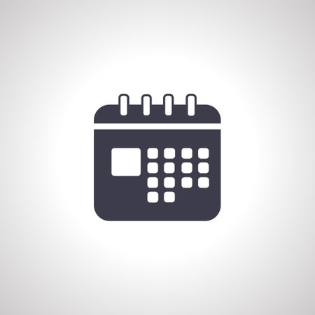 calendar icon. wall calendar icon.のイラスト素材