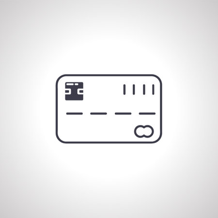 credit card icon. Debit payment icon.のイラスト素材
