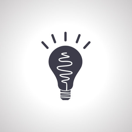 Light bulb icon, idea sign. bulb iconのイラスト素材