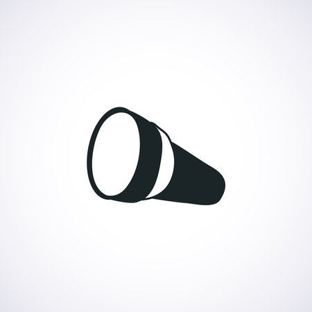 Flash light icon. Flash light isolated icon.のイラスト素材
