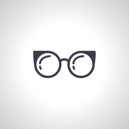 glasses icon. Eyeglass icon.のイラスト素材
