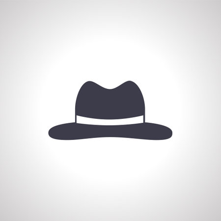 hat icon. Travel hat icon.のイラスト素材