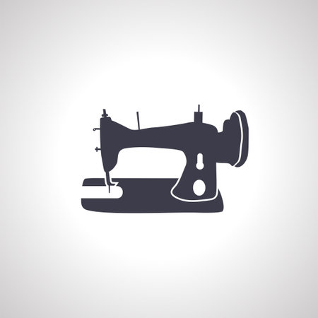 sewing machine icon. sewing machine icon.のイラスト素材