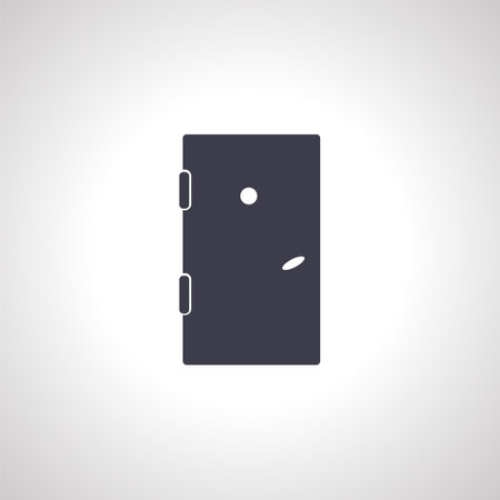 door icon. door icon. house door iconのイラスト素材