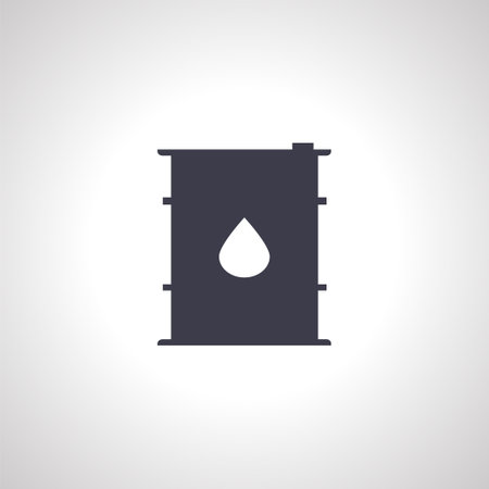 oil barrel icon. barrel with oil icon.のイラスト素材