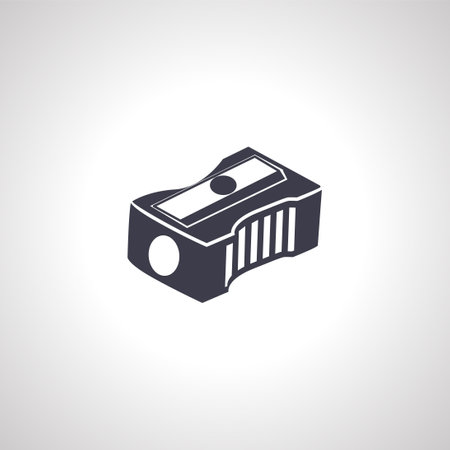 Pencil sharpener icon. Pencil sharpener icon.のイラスト素材