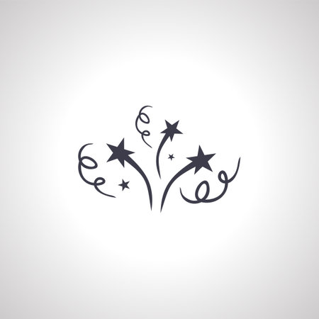 Confetti icon. confetti icon. confetti icon.のイラスト素材