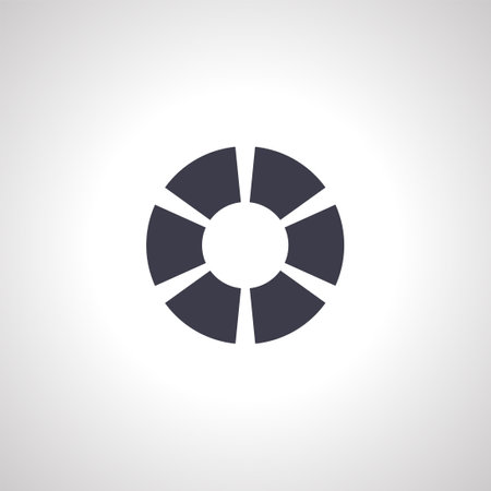 lifebuoy icon. Lifebuoy isolated iconのイラスト素材