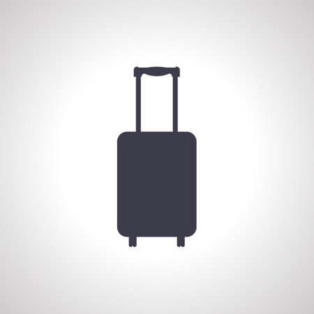 suitcase isolated icon. suitcase iconsのイラスト素材