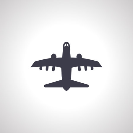 plane isolated icon. aircraft iconsのイラスト素材