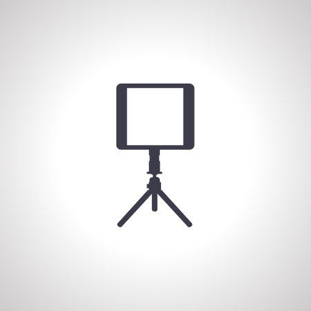 spotlight icon. studio spotlight icon.の写真素材
