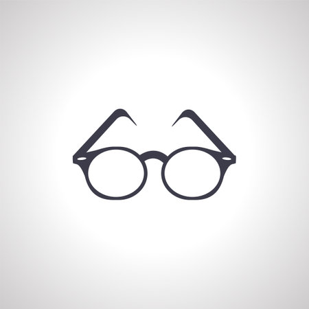 glasses icon. Eyeglass icon. glasses icon. Eyeglass icon.の写真素材