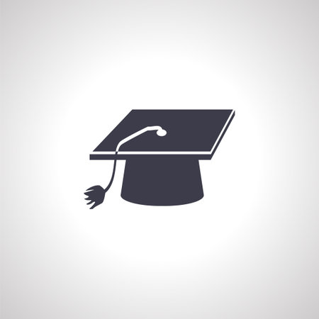 Graduation cap icon. Graduation cap icon.の写真素材