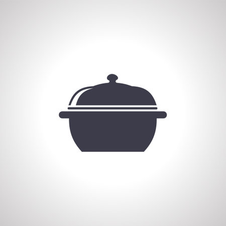 cooking pan icon, food cooked icon. pan icon.の写真素材