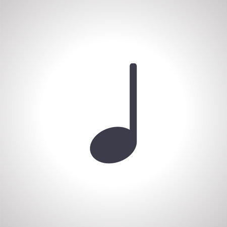 music note icon. music note icon.の写真素材