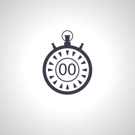 stop watch icon. timer isolated iconの素材