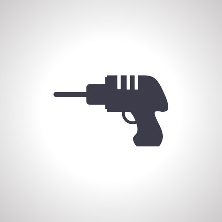 drill isolated icon. power drill iconの素材