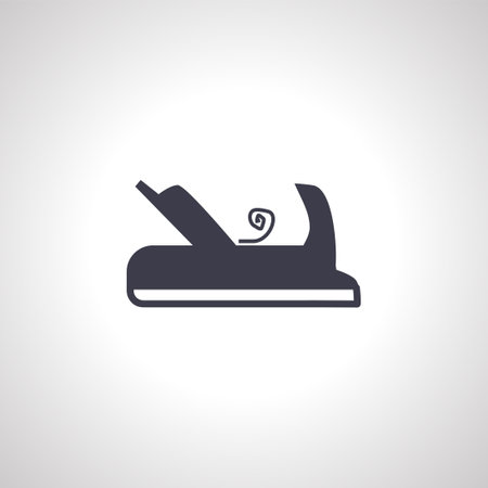 jointer plane icon, jack plane icon.の写真素材