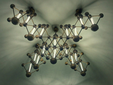 Complicated lamp in Moscow subwayの素材