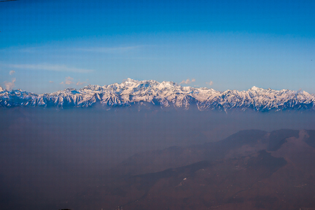 A beautiful view of the mountains from daikund peak, Dalhousieの写真素材