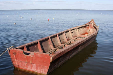 Boat in the seaの写真素材