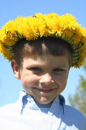 A smiling childの写真素材