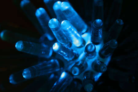 Blue lightの写真素材