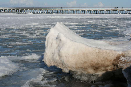 Winter scene in Lithuania