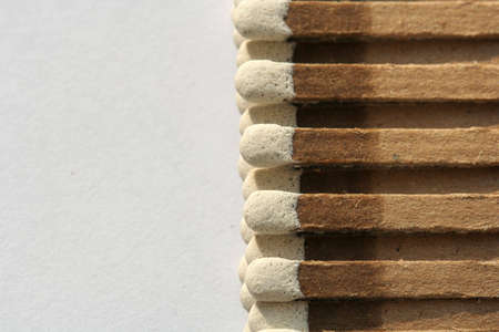 Matches in closeup