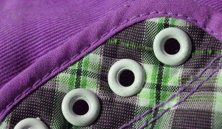 Shoe - macro; violet