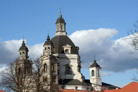 Baroque church in Lithuaniaの写真素材