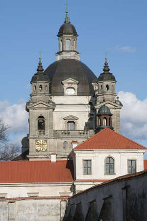 Baroque church in Lithuaniaの写真素材