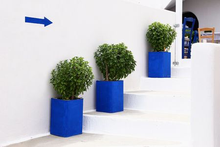 White stairs in Creteの写真素材