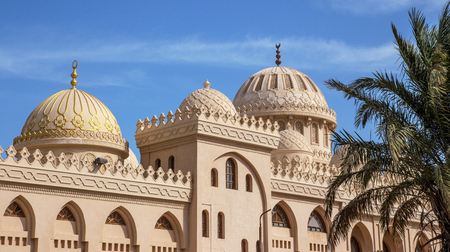 The mosque in Hurghada, Egyptの写真素材
