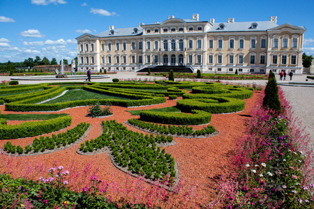 Rundale castle in Latviaのeditorial素材