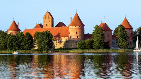 Trakai castle in Lithuania