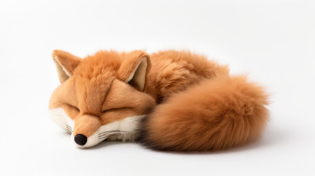 fox Soft toy on a white background, cut. Liesの素材