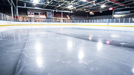 Ice skating rink entertainment and pleasure, business rental sportの素材