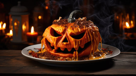 Eerie and chilling sweets, perfect for a scary Halloween feast.の素材