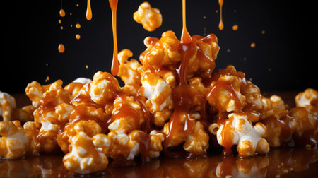 popcorn a savory and popular snackの素材