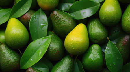 Fruit avocado garden, business farming and entrepreneurship, harvestの素材