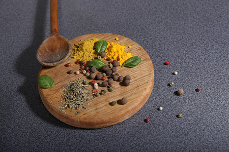 Various spices and herbsの写真素材
