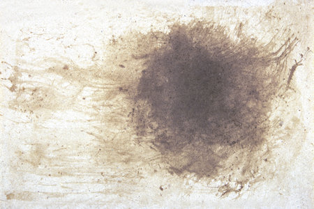 Abstract hand painted background. Painted with potassium permanganate. Art creative painting background. Grunge brush strokes, stains and splashes.の写真素材