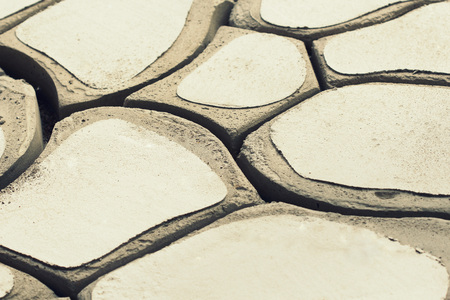 Gray Figured Pavement bricksの写真素材