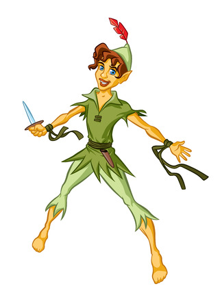 Illustration of Peter Panのイラスト素材