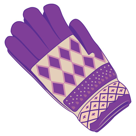 Christmas mitten protection from the cold vector illustrationのイラスト素材