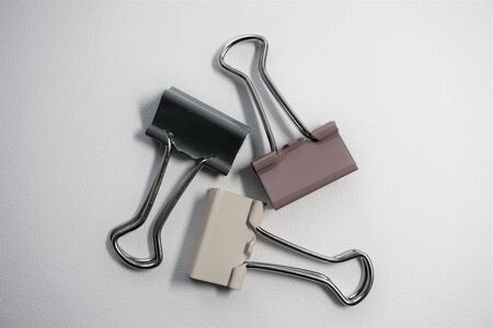 Monochrome paper clips.